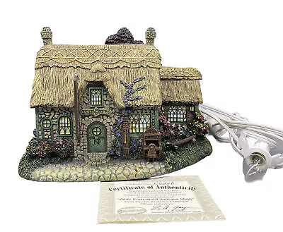 Hawthorne Village Thomas Kinkade Olde Porterfield Antique Shop 2000 W/ Light • £28.89