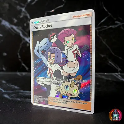 Team Rocket Trainer Holo Full Art Jessie James Meowth Card Anime Return Artwork • $17.36