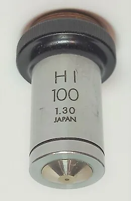 Olympus Microscope Short Barrel Objective 100x Oil Immersion - Excellent! • $19.99