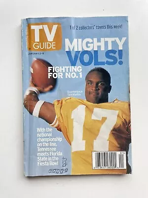 TV Guide Magazine January 2-8 1999 Tennessee Vols • $7.10