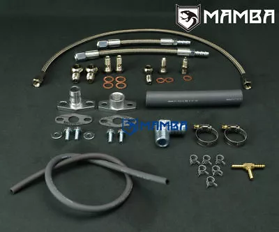 MAMBA Turbo Oil & Water Line Kit Mitsubishi 4G15T Colt CZT Ralliart R TF035HM  • $119.90