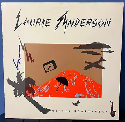 Laurie Anderson Signed Mister Heartbreak 12  Lp Album • $124.99