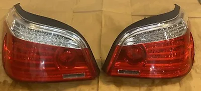 2004-2010 Bmw E60 Lci Left & Right Taillight Taillights Pair Oem • $80
