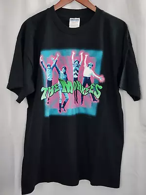 Vintage THE MONKEES T Shirt 1990`s Print Rock Band Tag Size L • $44.99