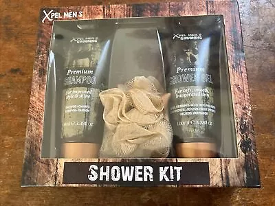 X Pel Men’s Boxed Grooving Set Shower Gel Shampoo Set 100 M  New And Sealed • £8