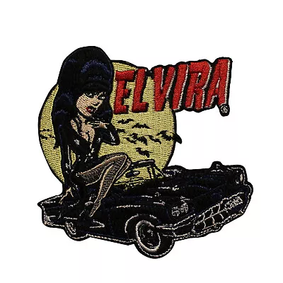 Elvira Vince Ray Mobile Car Embroidered Iron On Patch - Punk Gothic  036-I • $8.95