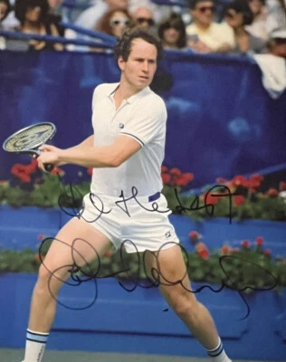 $85 • Buy JOHN MCENROE HAND SIGNED 8x10 PHOTO TENNIS LEGEND AUTOGRAPH AUTHENTIC COA