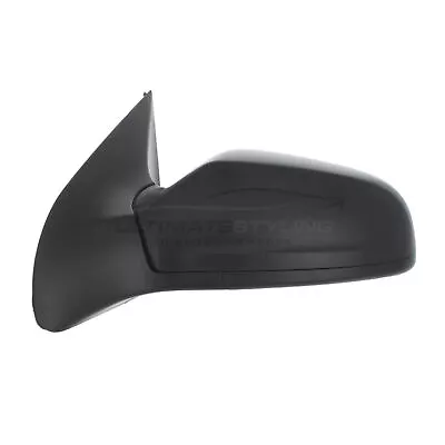 Vauxhall Astra H Mk5 Van 2006-2009 Door Wing Mirror Manual Black Passenger Side • $44.52