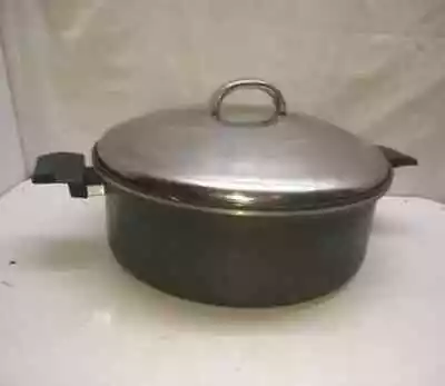 Miracle Maid Anodized Aluminum Non Stick 6 Qt Stock Fryer Saute Sauce Pan & Lid • $49.99