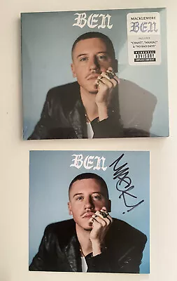 $59.99 • Buy Macklemore  BEN  Hand Signed Autograph Art Card Slick & Brand New CD Music Rap