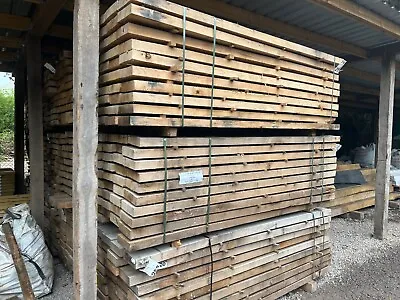 2.4m X 225 X 65mm Canadian Oak Sleepers ( • £41