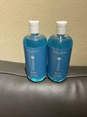 2 X Crabtree & Evelyn La Source Refreshing Body Wash Gel 500ml Each Jumbo Size • £27