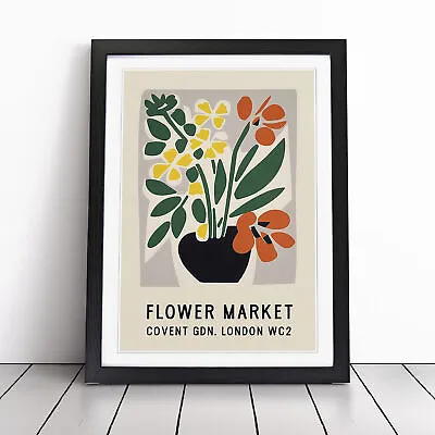Covent Garden Flower Market Exhibition No.1 Wall Art Print Framed Canvas Picture • £39.95