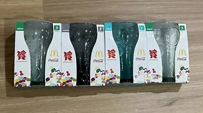 McDONALDS 2012 COCA COLA GLASSES LONDON OLYMPICS X 4 • $35