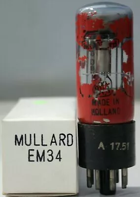 EM34 MULLARD Magic Eye Pin Key Made In Holland (Code - KM.5 A-17.51) • $186.29