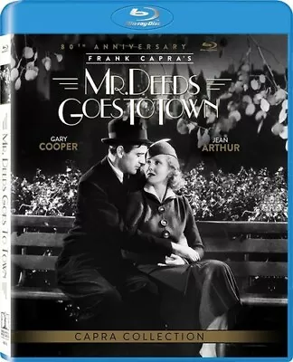 BLU-RAY Mr. Deeds Goes To Town: 80th Anniversary Edition (1936) NEW • $16.99