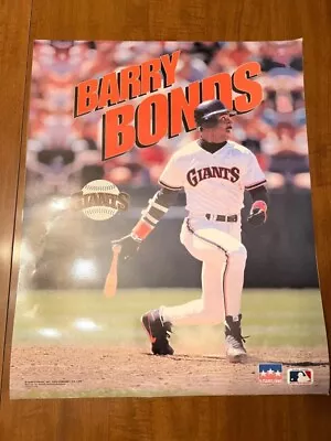 Vintage Laminated 1993 Barry Bonds San Francisco Giants Starline Poster 16x20 • $28