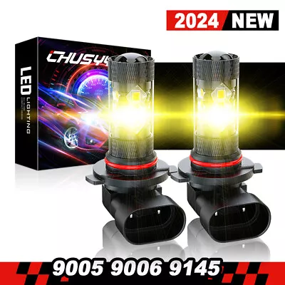 2PC Golden Yellow 9005 LED Fog Light Bulbs FOR Ford F250 Super Duty 2007-2019 • $9.99