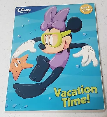 Disney Minnie Mouse Vacation Time OOP Jumbo Coloring Book  • $12.99