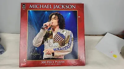 MICHAEL JACKSON 500 Piece Jigsaw Puzzle 9/11 Tribute Performance 2010 BEPUZZLED  • $17.99