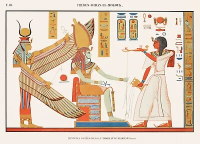 11375.Decor Poster.Home Room Wall Art.Egyptian Pharaoh Treasures.Hieroglyphics • £49.41