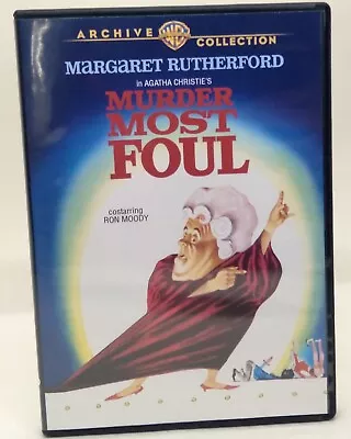 Murder Most Foul (DVD 1964 Widescreen) Margaret Rutherford Miss Marple Agatha • $10.27