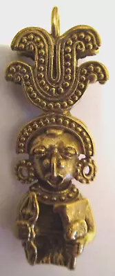 Vtg MMA CMA Metropolitan Museum Of Art Mayan Aztec Signed Brooch Pendant • $35