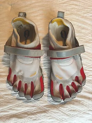 Vibram FiveFingers M343  White/Red/Grey  Men's Size 42 • $60