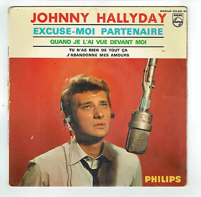 Johnny Hallyday Vinyl 45 RPM EP Tell Him Que J'En Dream - Philips 434862 Partner • $18.77
