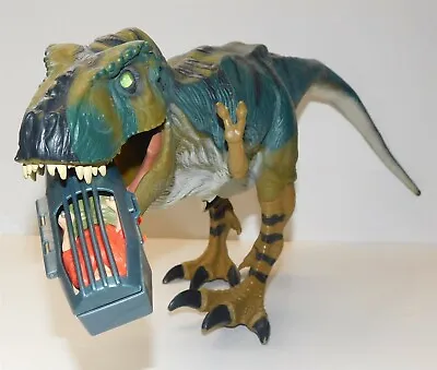 1997 Vintage Lost World Jurassic Park JP28 Bull T-Rex+PodSound WorkingComplete • $174.95