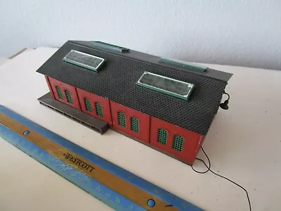 Vintage Built N Scale Train Depot Warehouse Building W/ Light For Train Layout • $19.95