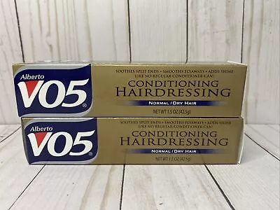 *New* Lot Of 2 - Alberto VO5 Conditioning Hairdressing Normal/Dry Hair 1.5 Oz  • $17.95