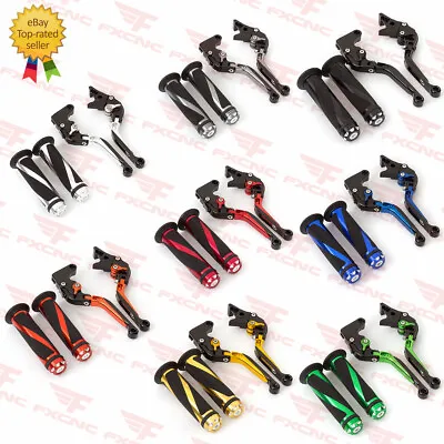 For Kawasaki Z750 2004-2006 Z750S 2005-2008 Brake Clutch Levers Grips CNC Fold • $39.99