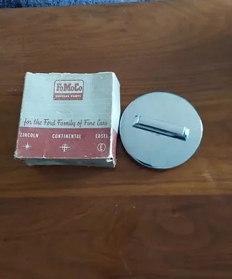 Vintage Ford NOS FoMoCo Gas Cap Chrome In Box Lincoln Edsel  Thunderbird Mercury • $150