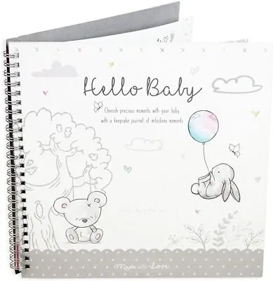 Baby Milestone Journal Keepsake Toddler Newborn Shower Christening Gift Diary • £5.96