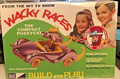 1:25 Wacky Races: Compact Pussycat Figure Snap MPC Model Kit Penelope Pitstop • $42.83