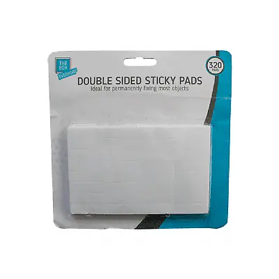 £2.69 • Buy 320 Double Sided Sticky Adhesive Pads White Pre Cut Foam DIY Crafts 12mm X 19mm