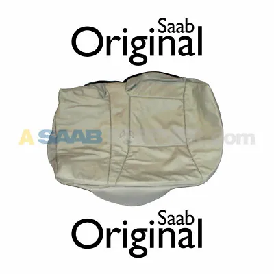 New Saab 9-5 Seat Cover Leather Cushion Cover Left Rear Taupe L25 Oem 12762190 • $109.99