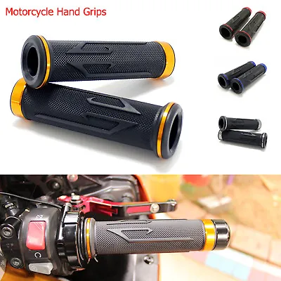 Motorcycle Throttle 7/8  Hand Grips For Yamaha YZF-R1 R6 Sports Handle Bars US • $11.54