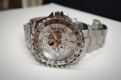 £385 • Buy SAMURAI Seiko Mod Skeleton Dial Aumotatic Watch Strapcode Bracelet