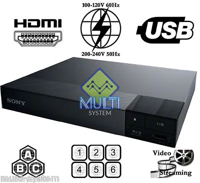 Refurbish Sony Bpx370 / 3700  Region Free Blu Ray Player Multi Zone Region Free • $149