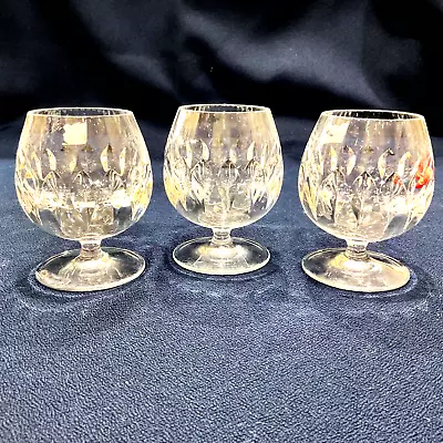 Villeroy & Boch Duchesse Glass Crystal ? Brandy Snifters Glasses Set Of 3  • $43.79