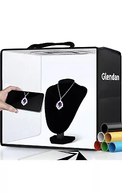 Photo Studio Box  Mini Folding Lightbox LED Ring Light Portable 12 X 12 Inch • $20