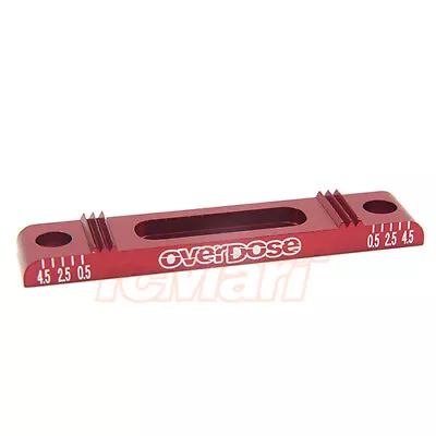 $20.89 • Buy Overdose Aluminum Adjustable Suspension Mount Base +0.5 Deg Red For Vacula II 