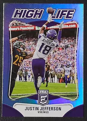 2023 Donruss Elite Football Justin Jefferson High Life #HL-6 Minnesota Vikings • $3.99