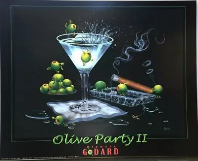 Michael Godard Olive Party II Print 24 X 30 • £20.39