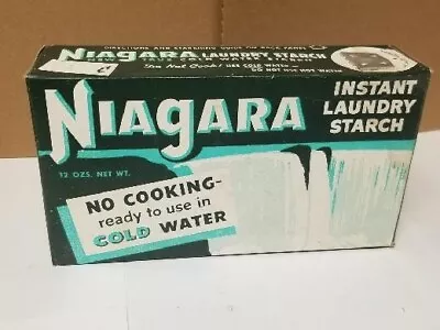 Vintage Niagara Instant Laundry Starch Box Unopened • $8.99