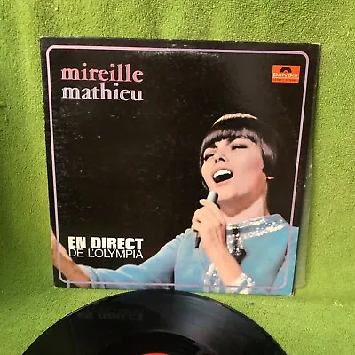 Mireille Mathieu – En Direct De L'Olympia - VINYL RECORD LP • $6.20