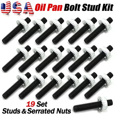 19 For Honda Civic Accord Oil Pan Bolt Stud Kit D15 B16 Type-r Vtec D H K Series • $9.99