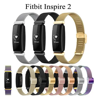 For Fitbit Inspire / HR Stainless Steel Metal Milanese Watch Band Magnetic Strap • $16.99